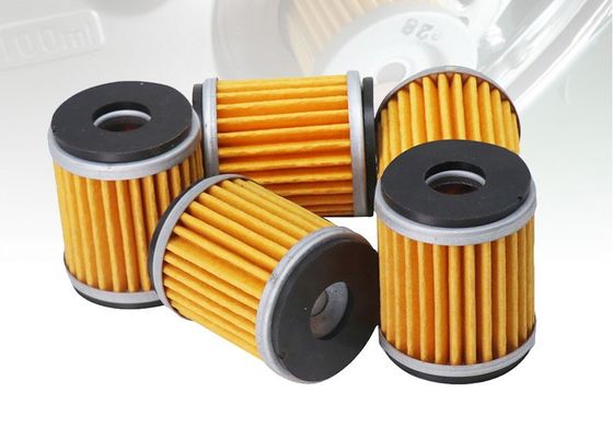 Ajuste amarillo de alta calidad y de Efficience de la antorcha de la motocicleta de motor de carburante del sistema de aceite del elemento filtrante de filtro del papel para HF141/200